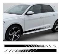 Auto Racing Stripes Autocollants de Porte, décalcomanies vinyles Accessoires Auto, pour Audi A1 8X GB GBA Sportback Quattro Ego TFSI E-tron Urban Sports Pattern et décalcomanies