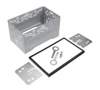 Auto Radio Cadre Boîtier pour autoradio stéréo 2DIN avec Lecteur DVD, Panneau de Montage Audio sur Tableau de Bord, Dimensions 80 x 110 x 100 mm Façade d'autoradio