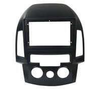 Auto Radio Cadre Compatible avec Hyundai i30 at/MT AC, Cadre DVD Double DIN 9 Pouces, Adaptateur de Montage Audio, Panneau de Tableau de Bord, façade de Voiture(MT Type Frame Only)