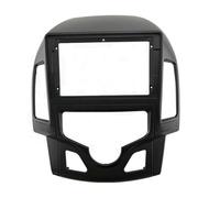 Auto Radio Cadre Compatible avec Hyundai i30 at/MT AC, Cadre DVD Double DIN 9 Pouces, Adaptateur de Montage Audio, Panneau de Tableau de Bord, façade de Voiture(at Type Frame Only)