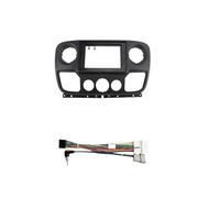 Auto Radio Cadre Façade de Lecteur DVD GPS MP5 9 Pouces for Voiture, Compatible Nissan NV400 et Renault Master (kit de Montage sur Tableau de Bord). Lecteur DVD de Voiture Cadre(Frame 1 Nissan Cable)