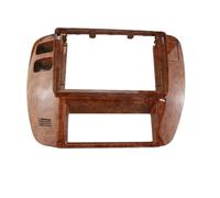 Auto Radio Cadre Kit de Cadre d'autoradio 2 DIN 9 Pouces Convient pour Nissan Patrol 1997-2005, Lecteur Audio vidéo, Installation de la façade du Tableau de Bord Façade d'autoradio(Mahogany LHD)