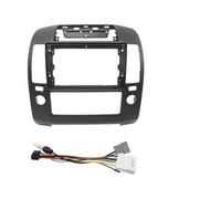 Auto Radio Cadre Lecteur DVD de Voiture Kit d'adaptation de façade pour autoradio Android, Compatible avec Nissan Navara D40 (2004-2014), écran 9 Pouces (22,86 cm).(Full Set A Mod Black)