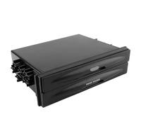 Auto Radio Cadre Porte-gobelet Universel for Radio CD de Poche, boîte de Rangement Noire Lecteur DVD de Voiture Cadre