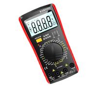 Auto Ranges Multimètre numérique avec protection contre les surcharges Écran LCD rétroéclairé Outil d'électricien solide Résistant aux chocs Multimètre numérique