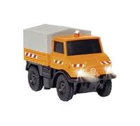 Carson 1:87 MB Unimog U400 Kommunal 100% RTR, véhicule télécommandé, avec éclairage LED et feu de signalisation commutable, très Petit Rayon de braquage, Parfait pour Les dioramas, 500504125