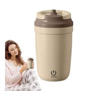 Auto Self Stirring Coffee Mug, Rechargeable Magnetic Self-Mixing Cup, Automatic Stainless Steel Tumbler, Portable Beverage Mixer for Coffee, Tea, Milk, Chocolat, Home, Office, Kitchen Use | Effortles