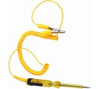 Auto Stromprüfer Elektrowerkzeug - Hochsichtbare LED-Anzeige für DC 6V, 12V, 24V - Gelber Spannungsprüfstift für präzise Fahrzeugdiagnose