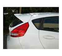 AUTO-STYLE Becquet de toit compatible avec Ford Fiësta VII Facelift 2013-2017 + Encoche feu stop (PU), noire