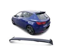 AUTO-STYLE Becquet de toit compatible avec Seat Leon 5F 5-portes 2013-2020 (ABS Noir Luisant)