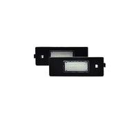 AUTO-STYLE Feux de plaque d'immatriculation LED compatible avec Alfa/BMW/Fiat/Mini divers, Noir