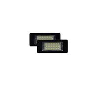 AUTO-STYLE Feux de plaque d'immatriculation LED - compatible avec Audi/Volkswagen/Skoda/Seat divers, Noir