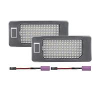 Eclairage des Plaques d'Immatriculation LED compatible avec Seat Ibiza 6J / Ibiza ST/Alhambra/Ateca, Noir