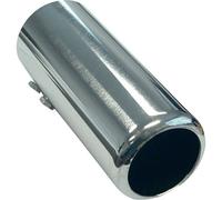 AUTO-STYLE Embout d'échappement Acier/Chromé - rond 60mm - longueur 150mm - 53-57mm joint