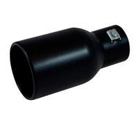 AUTO-STYLE Embout d'échappement Acier/Noir - rond 94mm - longueur 180mm - 44-57mm joint
