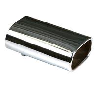 AUTO-STYLE Embout d'échappement Inox - rectangle 76x135mm - longueur 210mm - 50-60mm joint