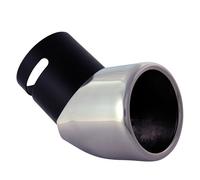 AUTO-STYLE Embout d'échappement Inox - rond 90mm -régable - 50-70mm joint