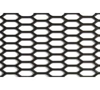 AUTO-STYLE Grillage ABS (matière synthétique) noir - HEX Fine 18x7mm - 120x30cm