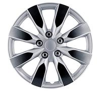 AUTO-STYLE Jeu d'enjoliveurs Arkansas 15-inch argent/gunmetal