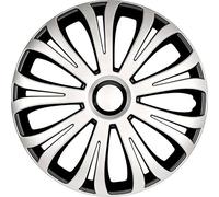 AUTO-STYLE Jeu d'enjoliveurs Avera 13-inch argent/noir