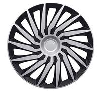 AUTO-STYLE Jeu d'enjoliveurs Kendo 14-inch argent/noir