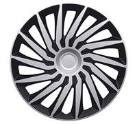 AUTO-STYLE Jeu d'enjoliveurs Kendo 15-inch argent/noir