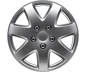 AUTO-STYLE Jeu d'enjoliveurs Michigan 16-inch Gun-Metal