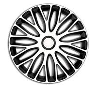 AUTO-STYLE Jeu d'enjoliveurs Mugello 13-inch blanc/noir