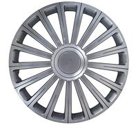 AUTO-STYLE Jeu d'enjoliveurs Radical 15-inch argent + anneau chromé