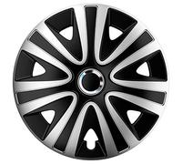AUTO-STYLE Jeu d'enjoliveurs Rialto Pro 15-inch argent/noir