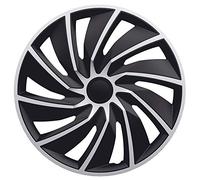AUTO-STYLE Jeu d'enjoliveurs Turbo 15-inch argent/noir