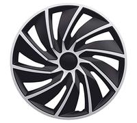 AUTO-STYLE Jeu d'enjoliveurs Turbo 16-inch argent/noir
