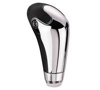AUTO-STYLE Pommeau universel M-1 - Chromé/Cuir noir
