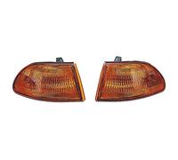 AUTO-STYLE Set de Clignotants Avant compatible avec Honda Civic 2/3-portes 1992-1995 - Orange