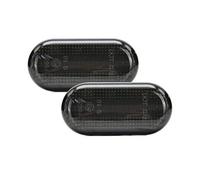 AUTO-STYLE Set de clignoteurs latérales LED compatible avec Renault Divers - Smoke - incl. Dynamic Running Light, Gris fumé