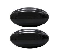 Set de Clignotants Latéraux LED compatible avec Suzuki/Opel/Fiat divers modèles - Fumée - incl. Feux Dynamiques, Gris fumé