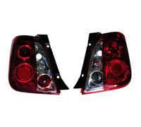 AUTO-STYLE Set de Feux Arrière compatible avec Fiat 500 2007- - Rouge/Claire