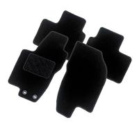AUTO-STYLE Set de Tapis de Sol Compatible avec Renault Espace VI E-Tech Full Hybrid 2023-, Noir