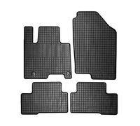 AUTO-STYLE Set tapis de caoutchouc compatible avec Hyundai Tucson (NX4E) Full Hybrid 2020- (4-pièces + points de fixage), Noir