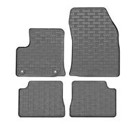 AUTO-STYLE Set Tapis de Caoutchouc Compatible avec Jeep Avenger (Electric) 2023- & Fiat 600e 2023- (4-pièces + Points de fixage), Noir