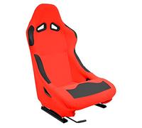AutoStyle Siège baquet 'BW' - Rouge - Dossier fixe - incl. glissières