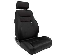 AUTO-STYLE Siège baquet 'Retro' - Noir - Dossier réglable - in lissières
