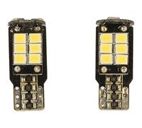 AUTO-STYLE T-10 Ampoules 15Q LED 12V Optique-Xenon Blanc, set de 2 pièces, avec soutient CAN-bus