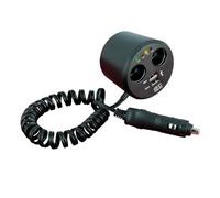 Auto-T Station multiprises 540117 – 12/24 V + USB – Noir