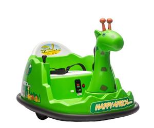 Auto-Tamponneuse Électriques Enfant, 6V Voiture Électrique Enfants avec Télécommande, Tournante 360°,Ceinture De Sécurité à 5 Points, Max.3 KM/h, avec Lumières LED & Musique & Son du Klaxon