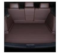 Auto Tapis de Coffre pour Mercedes pour Benz pour EQE 2022 2023 Détails Intérieurs Rayé en Cuir PU Personnalisé Couverture Complète Tapis Coffre Voiture(CoffeeB)