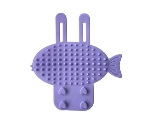 Auto-Toiletteur Chat Massage Interactif Ajustable Et Doux | Brosse Grattoir Visage Angle Mural Pour Chaton, Chiot Et Chien, Cadre D'Escalade, Pied De Table, Cage, Meuble En Bois