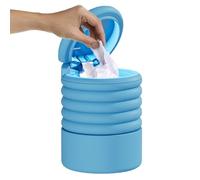 Auto Trash Bin | Poubelle pliable en silicone avec couvercle - Boîte de rangement créative de grande capacité, petite poubelle lavable pour voiture, voiture, véhicule, voiture, camion