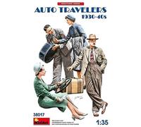 MiniArt Maquette en plastique – Voyageurs automobiles 1930–1940 MIN38017 – 1:35 – 4 figurines