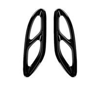 Auto Tuyau D'Échappement Couvercle De Tuyau D'échappement Métal Pour Mercedes Pour Benz Classe C 2015-2021 W205 Accessoires Automobiles(Noir)